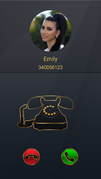 Download Dark Theme Dialer Personalisasi untuk Android tangkapan layar 2