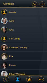 Download Dark Theme Dialer Personalisasi untuk Android tangkapan layar 4