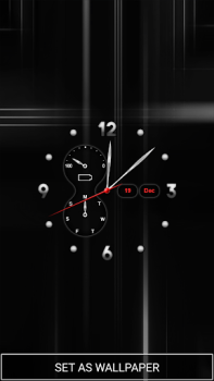 Download Cool Clock Live Wallpaper Personalisasi untuk Android tangkapan layar 5