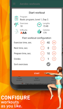 Download Aerobics workout at home Kesehatan & Kebugaran untuk Android tangkapan layar 4