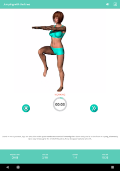 Download Aerobics workout at home Kesehatan & Kebugaran untuk Android tangkapan layar 6