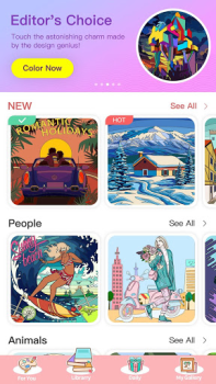 Download Color Master: Coloring Games Hiburan untuk Android tangkapan layar 2