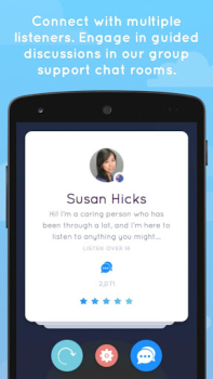 Download 7 Cups: Therapy & Support Kesehatan & Kebugaran untuk Android tangkapan layar 2