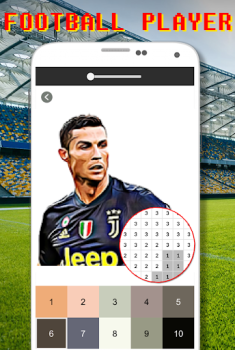 Download Football Logo Coloring By Number Teka-teki untuk Android tangkapan layar 3