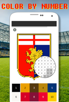 Download Football Logo Coloring By Number Teka-teki untuk Android tangkapan layar 6