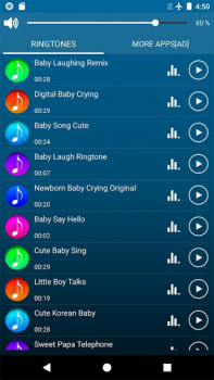 Download Baby Sounds Ringtones Personalisasi untuk Android tangkapan layar 2