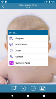Download Baby Sounds Ringtones Personalisasi untuk Android tangkapan layar 4