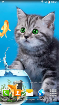 Download Cat Live Wallpaper Personalisasi untuk Android tangkapan layar 5