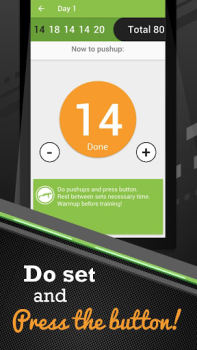 Download 100 Pushups workout BeStronger Kesehatan & Kebugaran untuk Android tangkapan layar 4