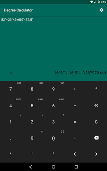 Download Degree Calculator Alat untuk Android tangkapan layar 5