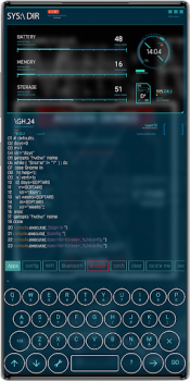 Download Aris Launcher, Hacker Style UI Personalisasi untuk Android tangkapan layar 7