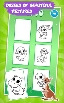 Download Animal Coloring Games for Kids Hiburan untuk Android tangkapan layar 7