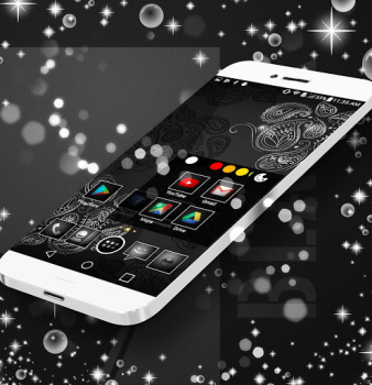Download Black Theme Launcher Personalisasi untuk Android tangkapan layar 3