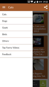 Download Funny Animal Videos: Cats Dogs Hiburan untuk Android tangkapan layar 5