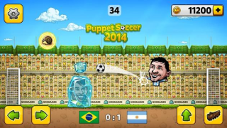 Download Puppet Soccer - Football Game olahraga untuk Android tangkapan layar 2
