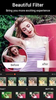 Download Beauty Video - Video Editor Pemutar & Editor Video untuk Android tangkapan layar 5