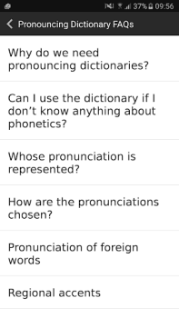 Download English Pronouncing Dictionary Pendidikan untuk Android tangkapan layar 5