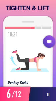 Download Buttocks Workout - Fitness App Kesehatan & Kebugaran untuk Android tangkapan layar 2