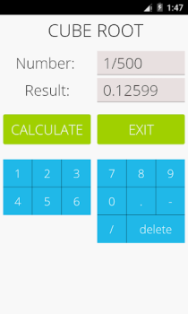 Download Cube Root Calculator Pendidikan untuk Android tangkapan layar 4