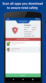 Download Zemana Antivirus Alat untuk Android tangkapan layar 4