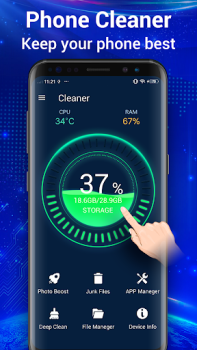 Download Cleaner - Phone Booster Alat untuk Android tangkapan layar 5