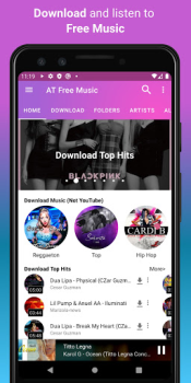 Download Video Music Player Downloader Musik dan audio untuk Android tangkapan layar 2