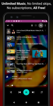 Download Video Music Player Downloader Musik dan audio untuk Android tangkapan layar 3
