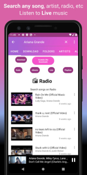 Download Video Music Player Downloader Musik dan audio untuk Android tangkapan layar 4
