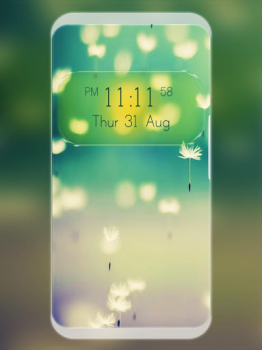Download Digital Clock Live Wallpaper Personalisasi untuk Android tangkapan layar 6