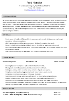 Download CV Examples: PDF CV Templates Pendidikan untuk Android tangkapan layar 5
