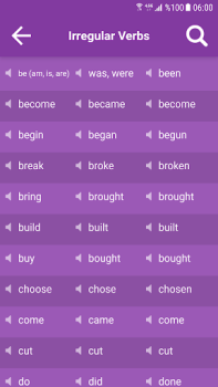 Download Irregular Verbs Pendidikan untuk Android tangkapan layar 4