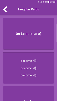 Download Irregular Verbs Pendidikan untuk Android tangkapan layar 5