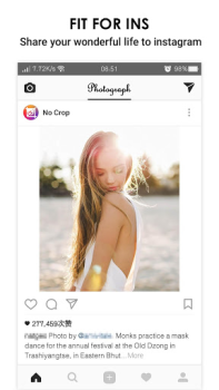 Download No Crop & Square for Instagram Foto untuk Android tangkapan layar 6