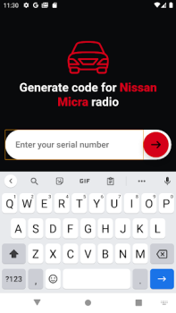 Download Nissan Radio Code Generator Mobil dan kendaraan untuk Android tangkapan layar 2
