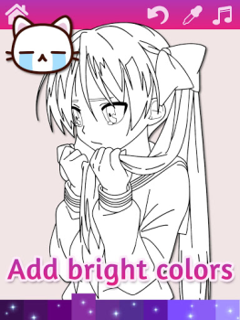 Download Anime Manga Coloring Pages wit Permainan meja untuk Android tangkapan layar 6
