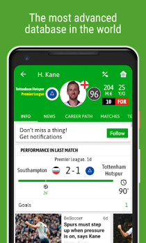 Download BeSoccer - Soccer Live Score Olahraga untuk Android tangkapan layar 7