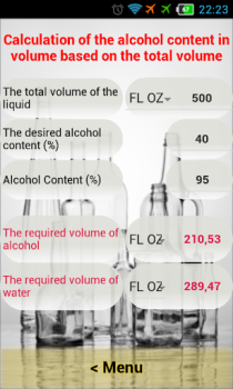 Download Alcohol Calculator Alat untuk Android tangkapan layar 4