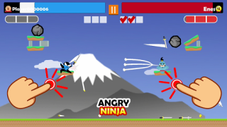 Download Jumping Ninja Party 2 Player Arkade untuk Android tangkapan layar 4