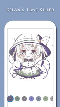 Download Anime - Paint by Numbers Hiburan untuk Android tangkapan layar 3