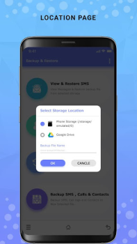 Backup and Restore - SMS, Cont