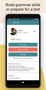 Download Cambly - English Teacher Pendidikan untuk Android tangkapan layar 3