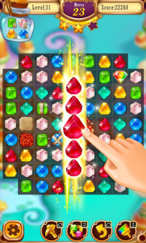 Download Diamonds Crush - jewel blast Teka-teki untuk Android tangkapan layar 3