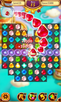 Download Diamonds Crush - jewel blast Teka-teki untuk Android tangkapan layar 4