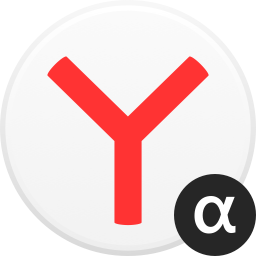Logo Yandex Browser (alpha)