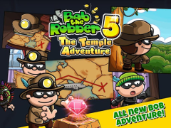 Download Bob The Robber 5: Temple Adventure by Kizi games Petualangan untuk Android tangkapan layar 2