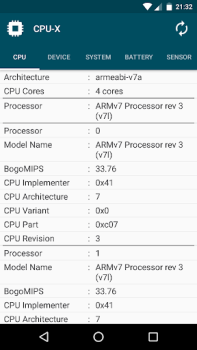 Download CPU-X Alat untuk Android tangkapan layar 2