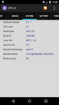 Download CPU-Z Alat untuk Android tangkapan layar 3