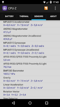 Download CPU-Z Alat untuk Android tangkapan layar 6