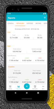 Download Drivvo - car management Mobil dan kendaraan untuk Android tangkapan layar 3