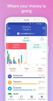 Download 1Money: expense tracker budget Keuangan untuk Android tangkapan layar 3